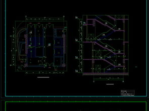 CAD250米玻璃幕墙双塔商业办公综合体建筑施工图设计平面图下载 建筑立面CAD图片大全 编号 18333290
